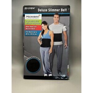 Renew Deluxe Slimmer Belt Trimmer Core Support Microban Up To 40 Inch Wai